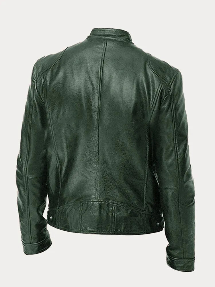 Victor | Veste en cuir décontractée