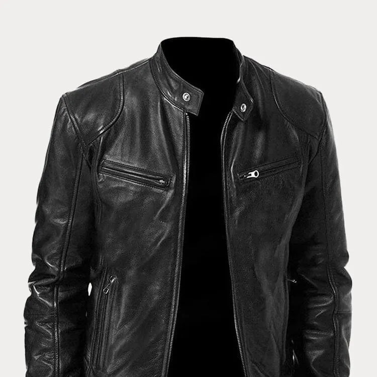 Victor | Veste en cuir décontractée