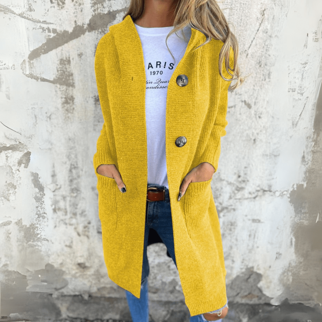Léa | Élégant cardigan long pour femme