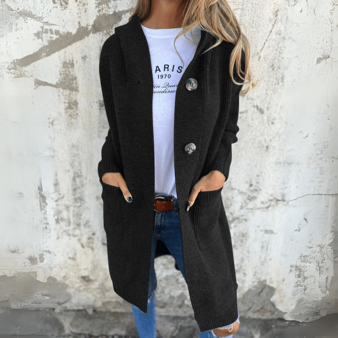 Léa | Élégant cardigan long pour femme