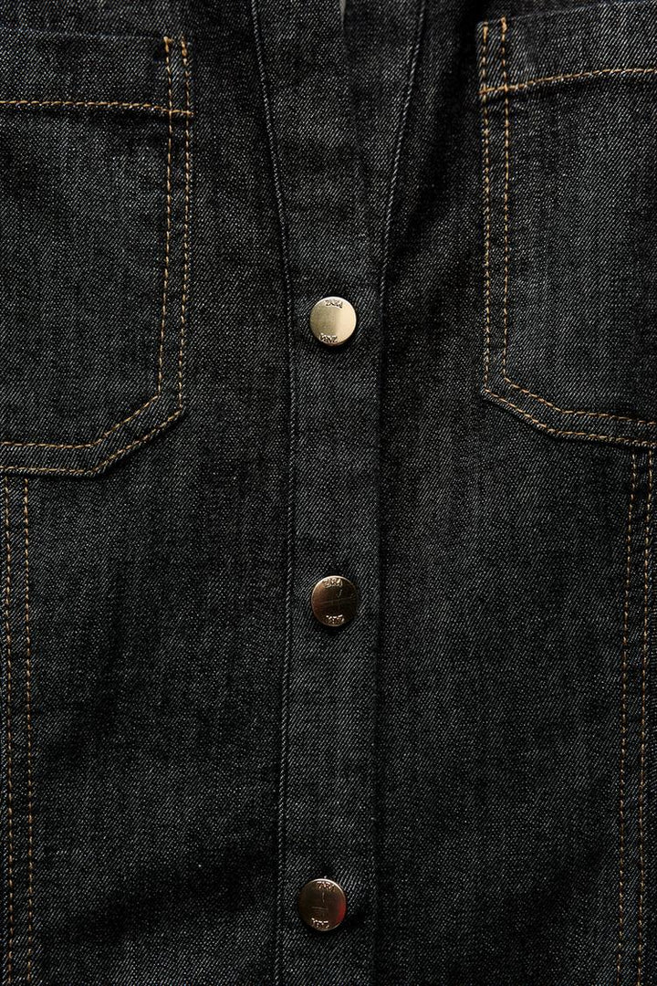 Ensemble Sascha Denim | Ensemble pour femmes avec un top ajusté et un pantalon assorti