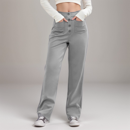 Lisa | Pantalon élastiqué à taille haute | 1+1 GRATUIT