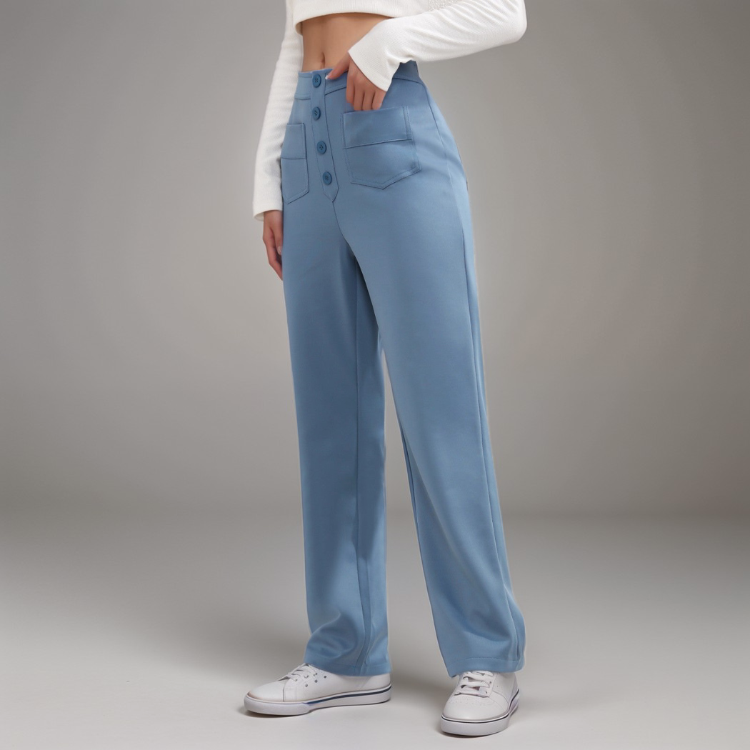 Lisa | Pantalon élastiqué à taille haute | 1+1 GRATUIT