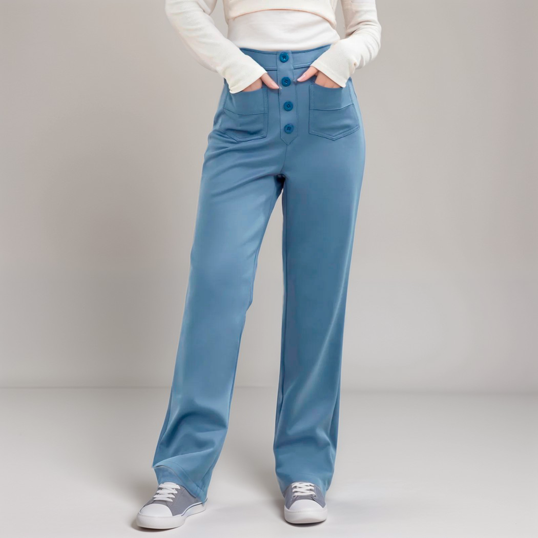 Lisa | Pantalon élastiqué à taille haute | 1+1 GRATUIT