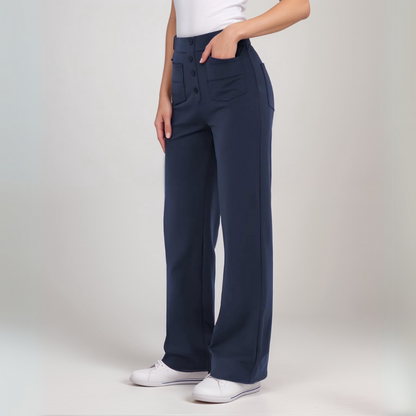 Lisa | Pantalon élastiqué à taille haute | 1+1 GRATUIT