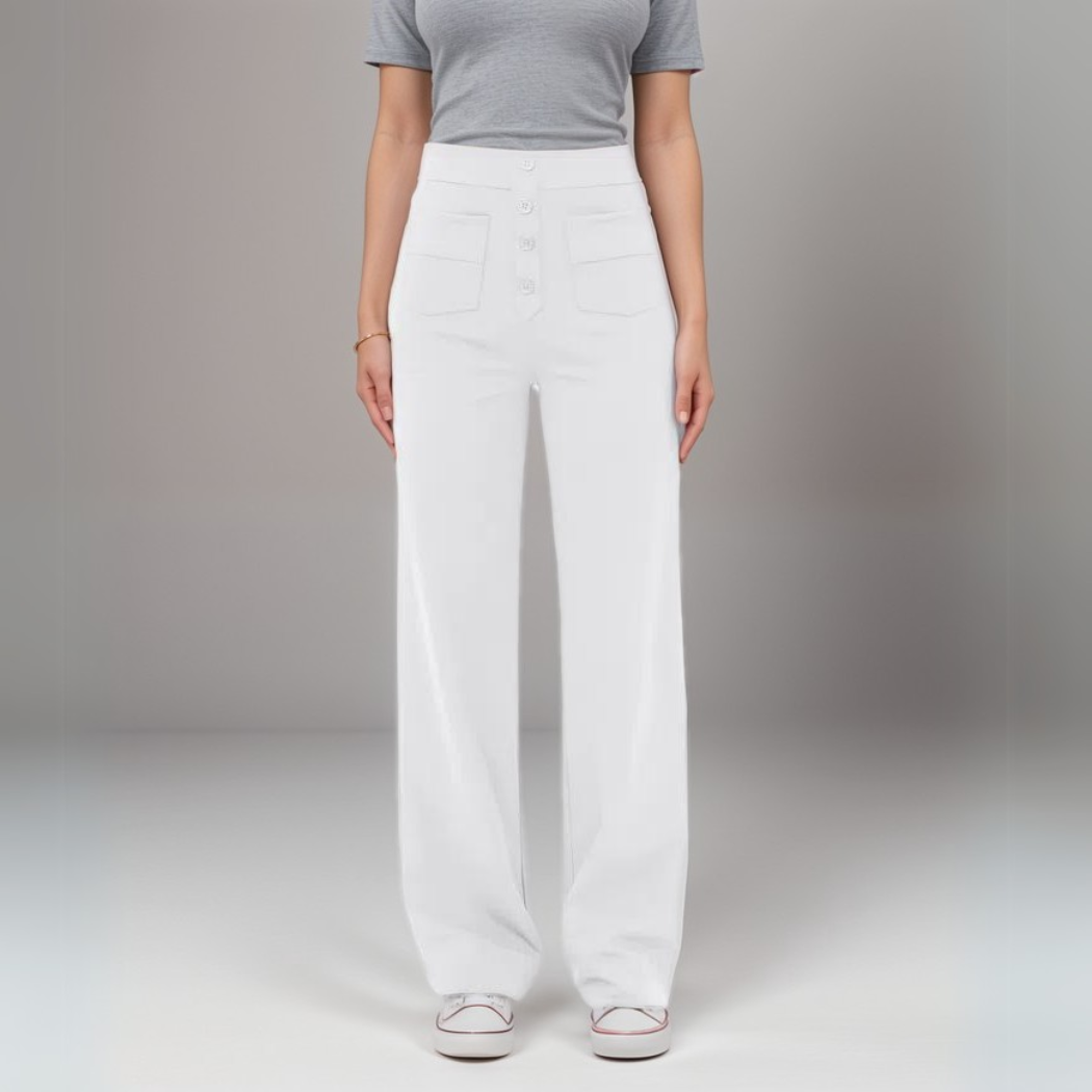 Lisa | Pantalon élastiqué à taille haute | 1+1 GRATUIT
