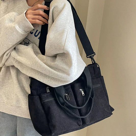 Sac à main de luxe | Velours côtelé