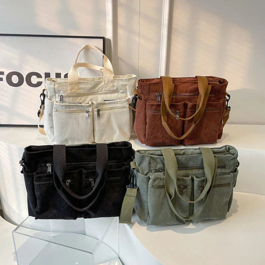 Sac à main de luxe | Velours côtelé