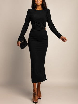 Luna | Robe maxi élégante avec des détails en bijouterie