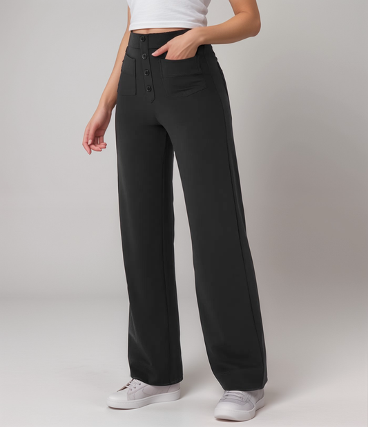 Lisa | Pantalon élastiqué à taille haute | 1+1 GRATUIT