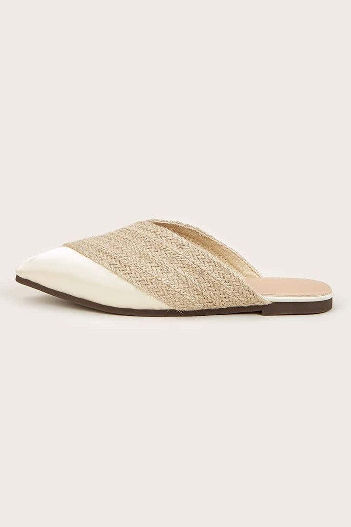 Lilou | Mules Espadrille Tendance avec Pointe