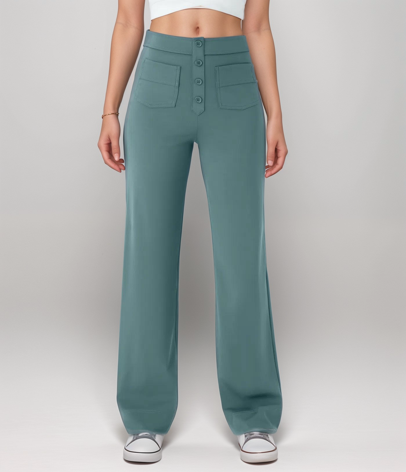 Lisa | Pantalon élastiqué à taille haute | 1+1 GRATUIT