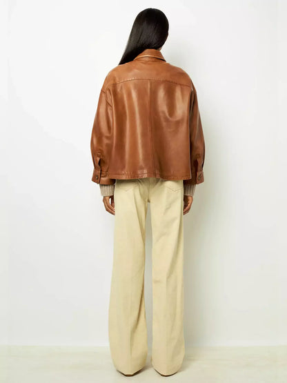 Jolie | Veste en cuir