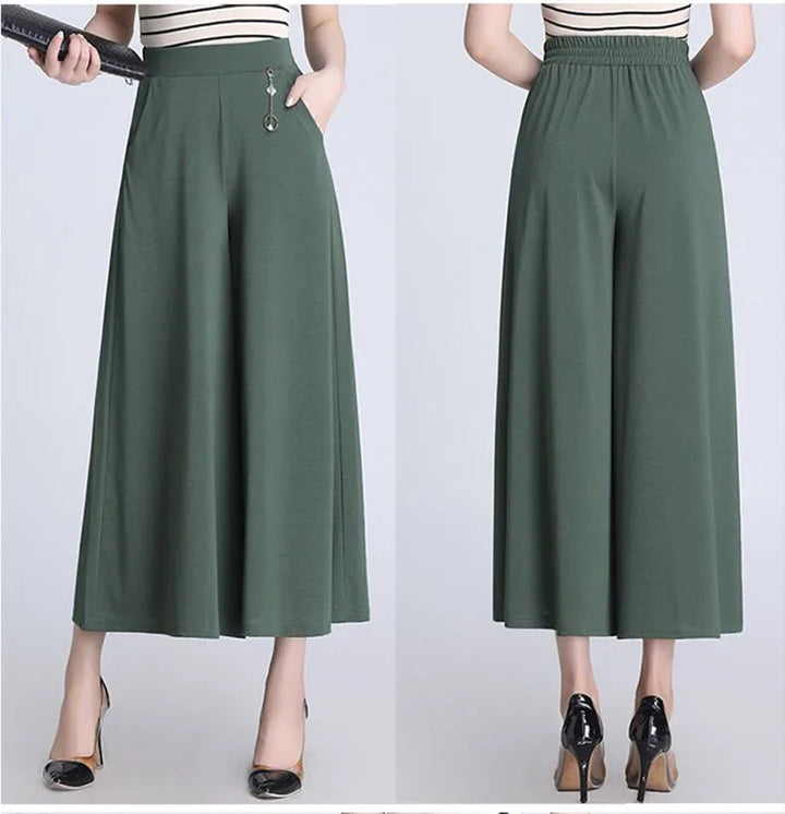 Sara | Pantalon Élégant à Jambes Larges