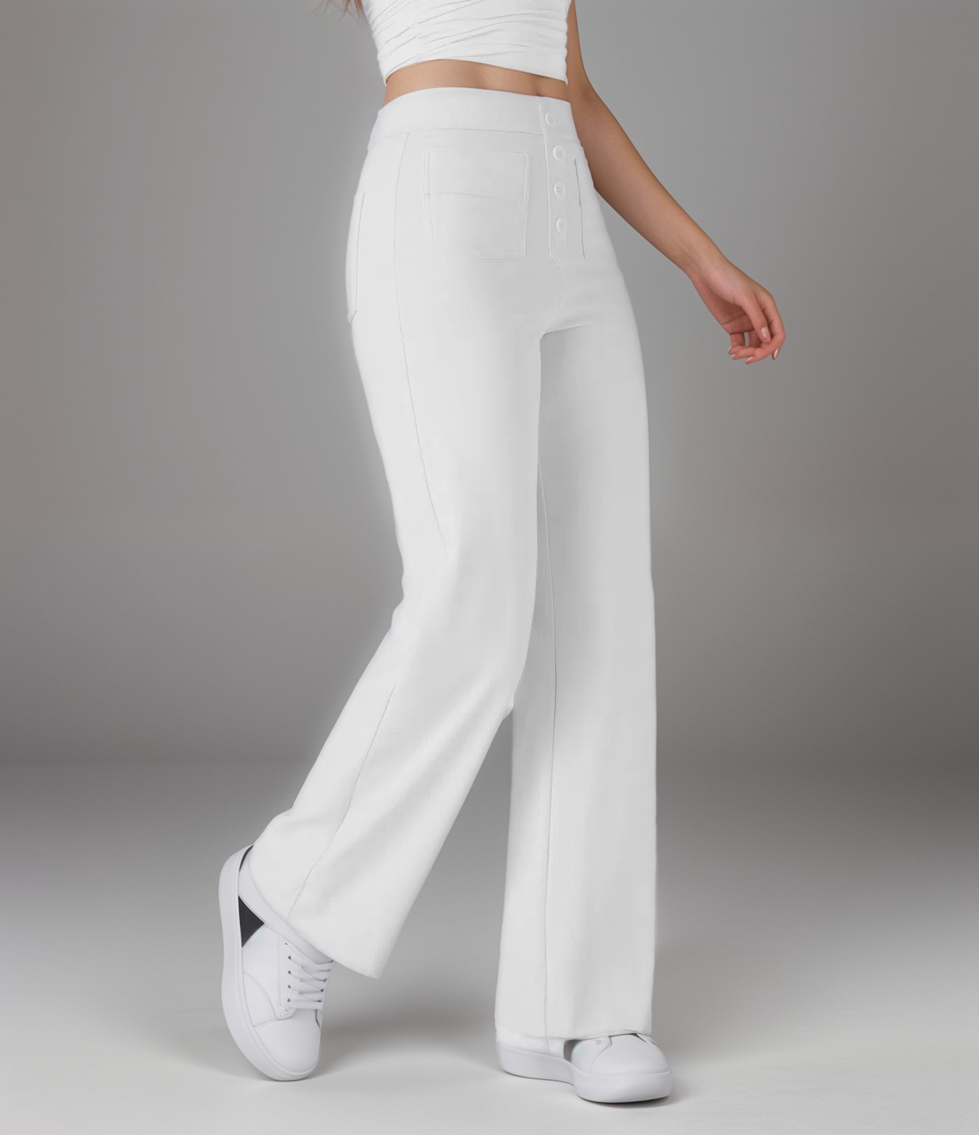 Lisa | Pantalon élastiqué à taille haute | 1+1 GRATUIT