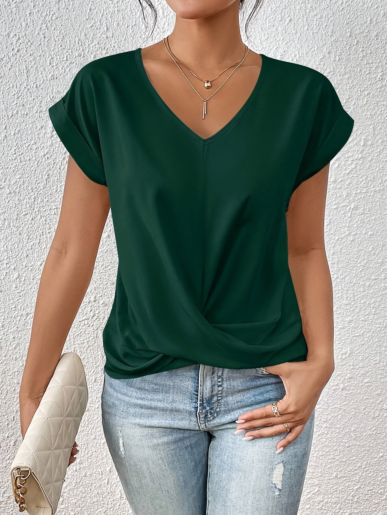 Vanessa | T-shirt avec un décolleté en forme de cœur