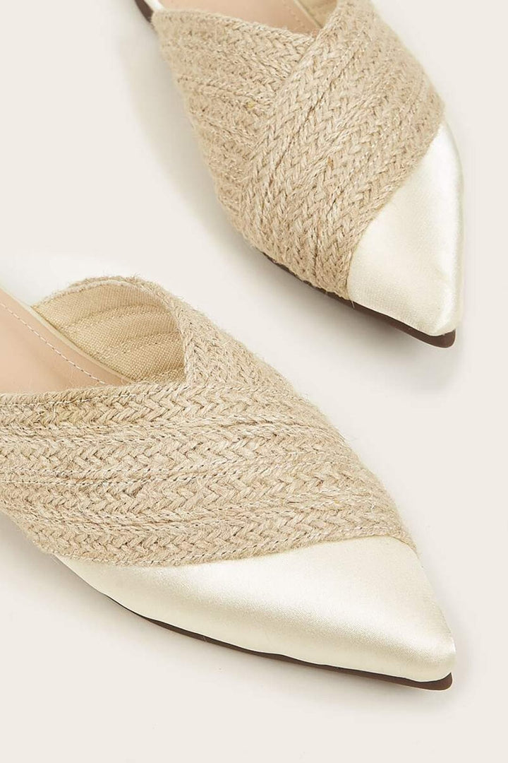 Lilou | Mules Espadrille Tendance avec Pointe