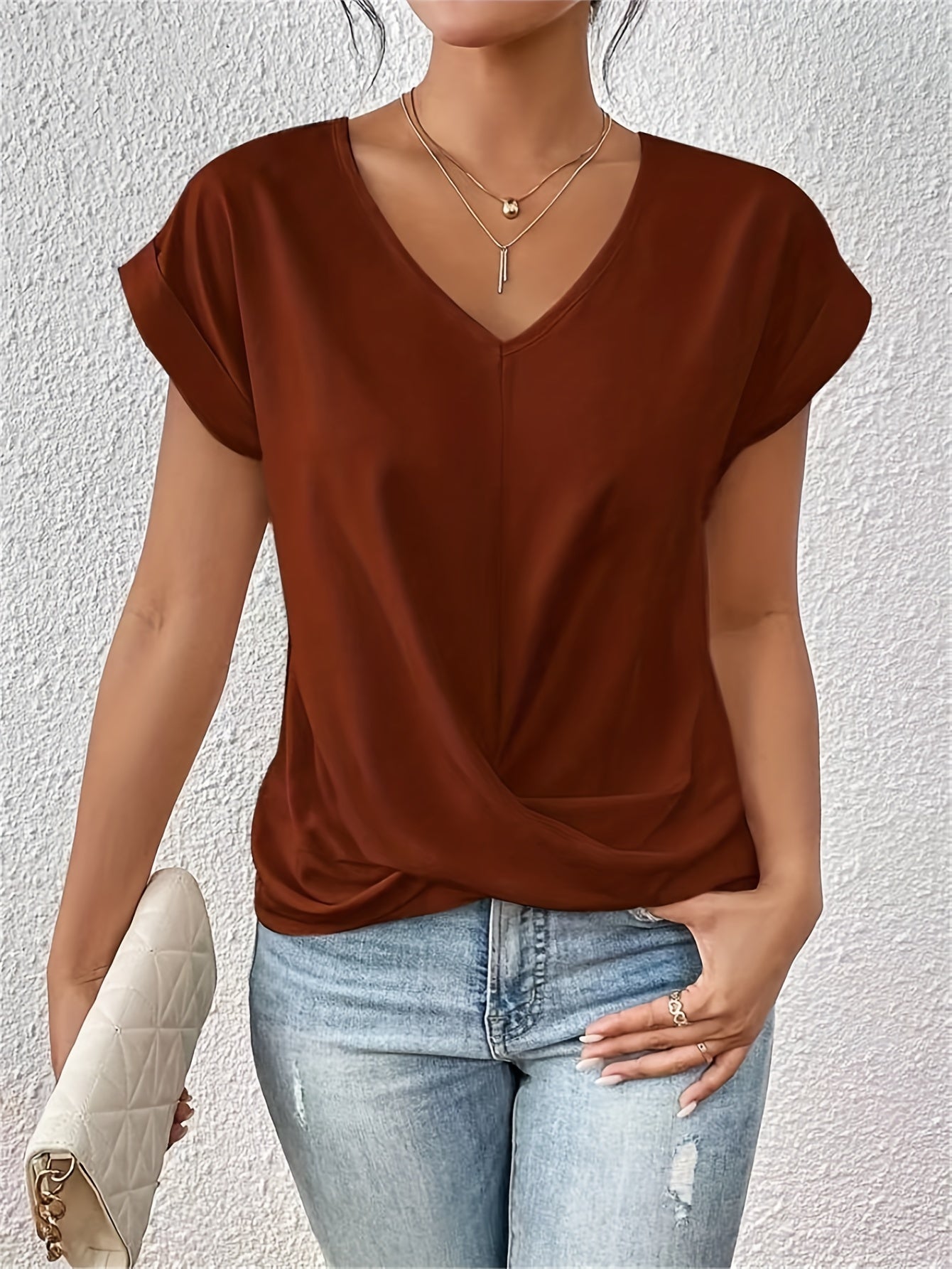 Vanessa | T-shirt avec un décolleté en forme de cœur