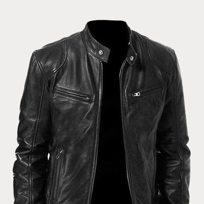 Victor | Veste en cuir décontractée