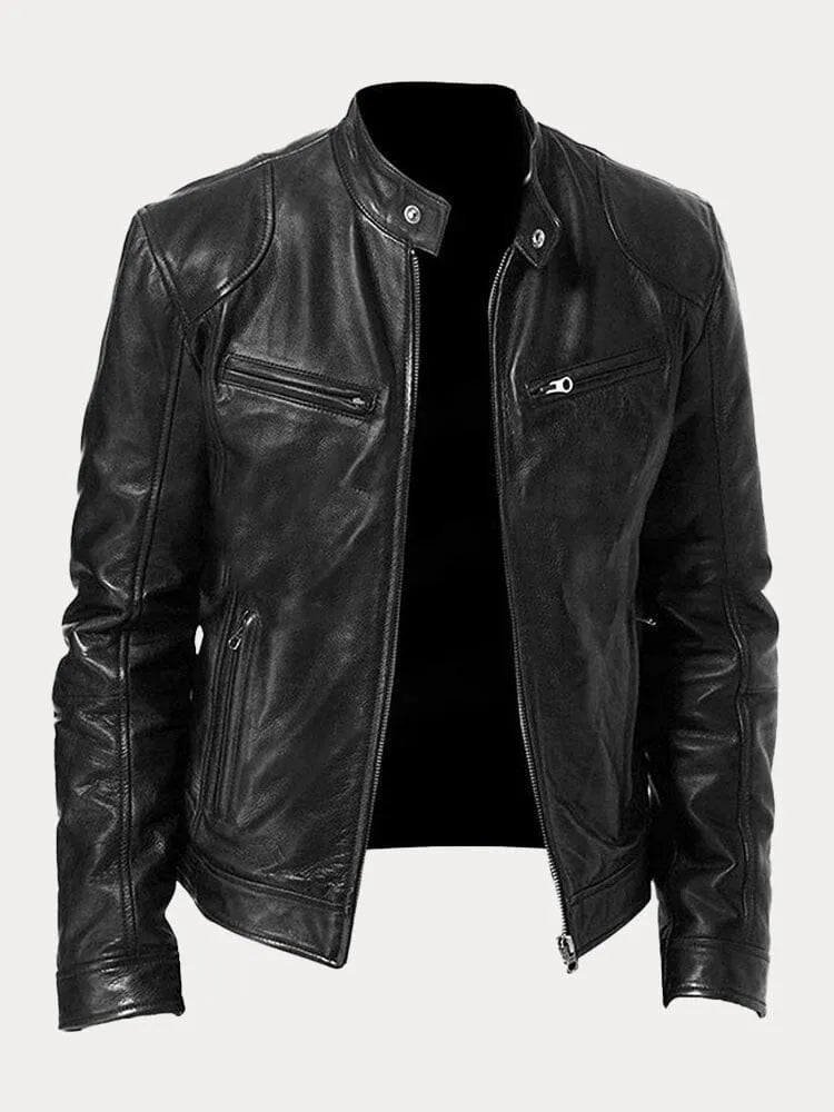 Victor | Veste en cuir décontractée