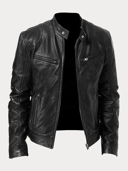 Victor | Veste en cuir décontractée