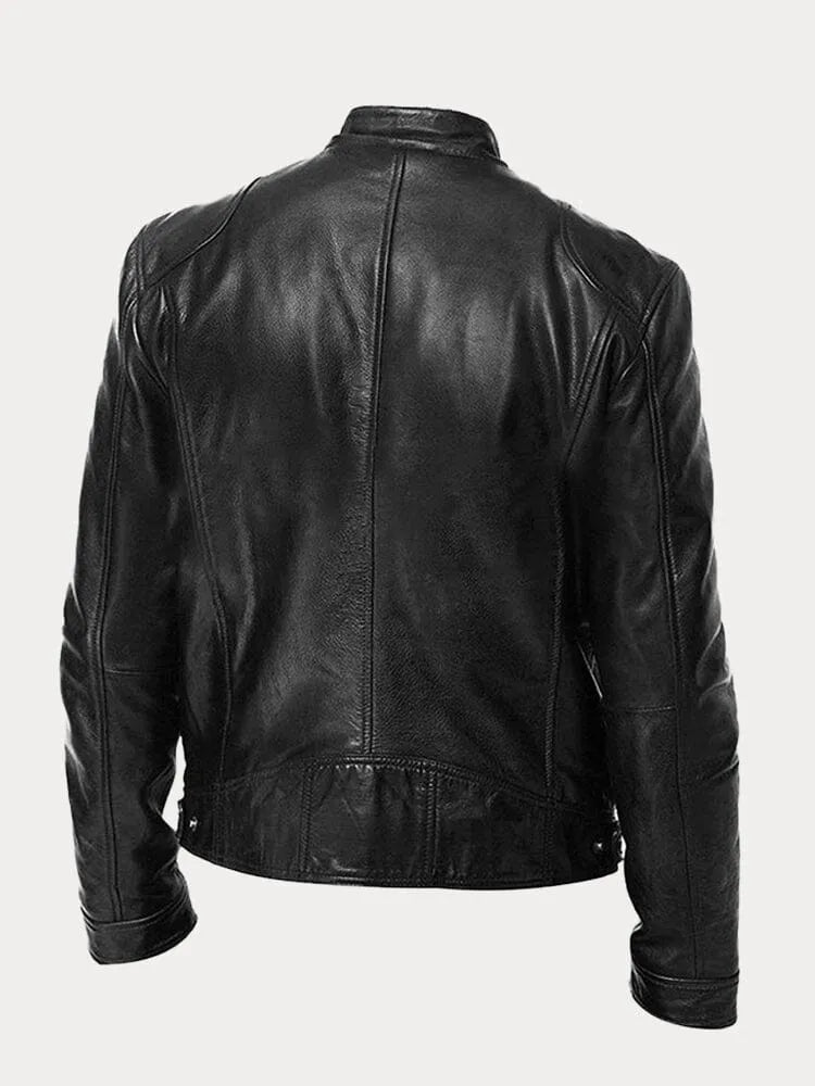 Victor | Veste en cuir décontractée
