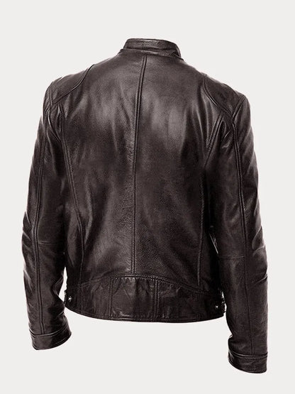 Victor | Veste en cuir décontractée