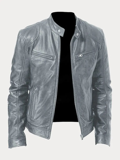 Victor | Veste en cuir décontractée