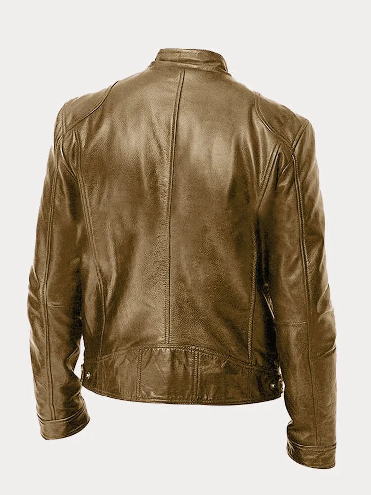 Victor | Veste en cuir décontractée