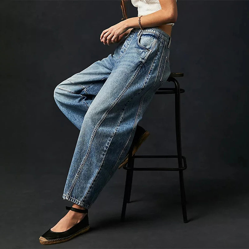 Everly | Jeans à Jambes en Baril pour Femmes