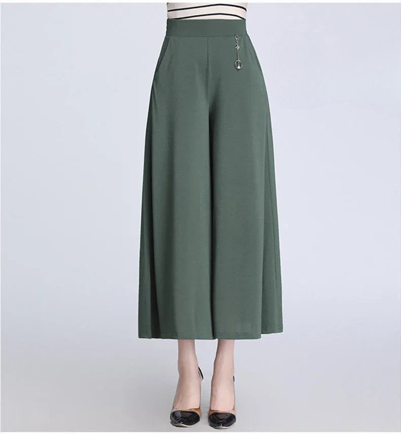 Sara | Pantalon Élégant à Jambes Larges