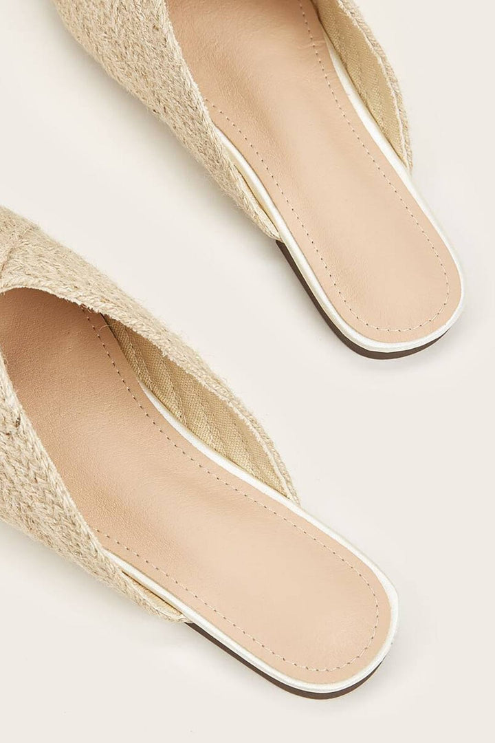 Lilou | Mules Espadrille Tendance avec Pointe