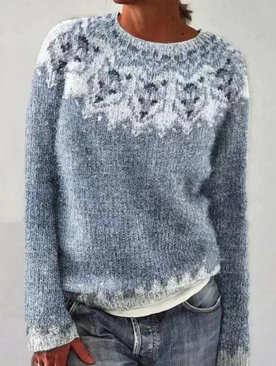 Carola | Pull avec des motifs scandinaves colorés