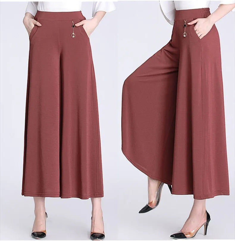 Sara | Pantalon Élégant à Jambes Larges