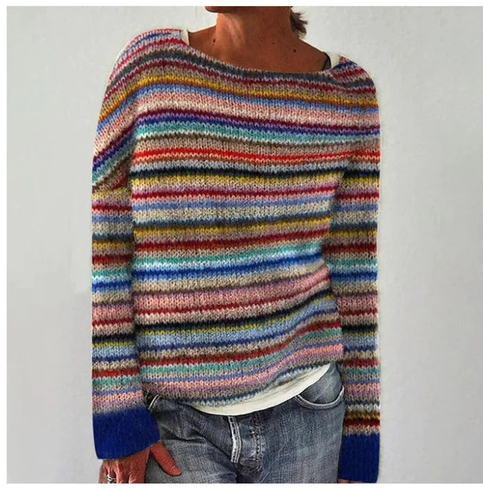 Carola | Pull avec des motifs scandinaves colorés