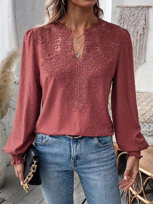 Amy | Blouse élégante à col en V