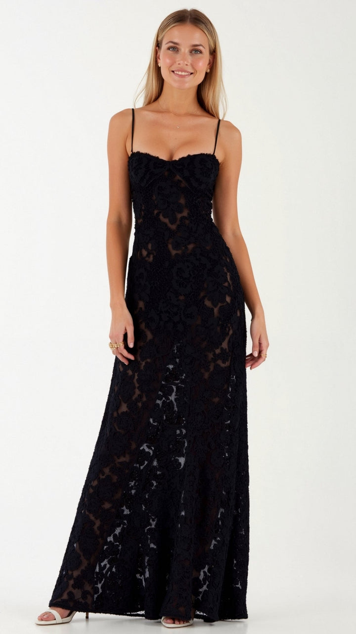 Solmara | Robe Évasée pour Femmes pour le Bal de Fin d'Année | Maxi