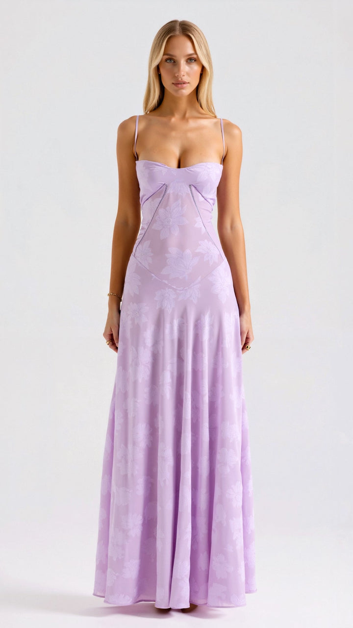 Solmara | Robe Évasée pour Femmes pour le Bal de Fin d'Année | Maxi